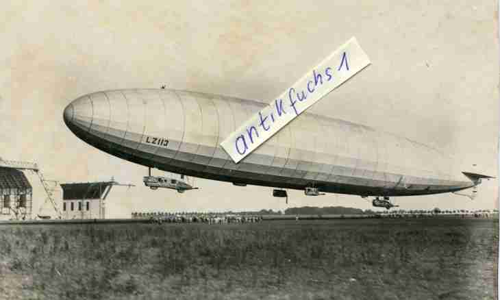 When constructed the first airship
