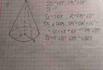 How to find cone basis radius