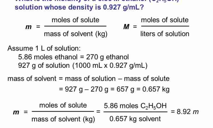 How to determine solution density