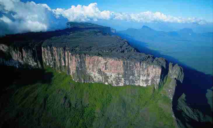 The most known mountains of South America
