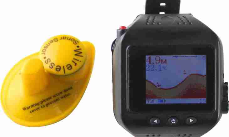 How to fix the sensor for the sonic depth finder