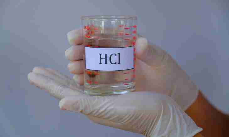 As to determine hydrochloric acid by reaction