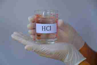 As to determine hydrochloric acid by reaction