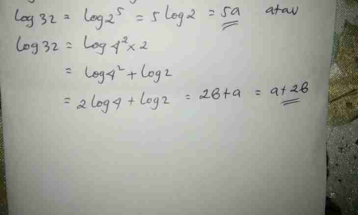 How to solve examples with logarithms