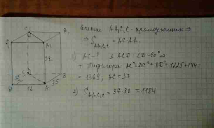 How to calculate the area of a parallelepiped