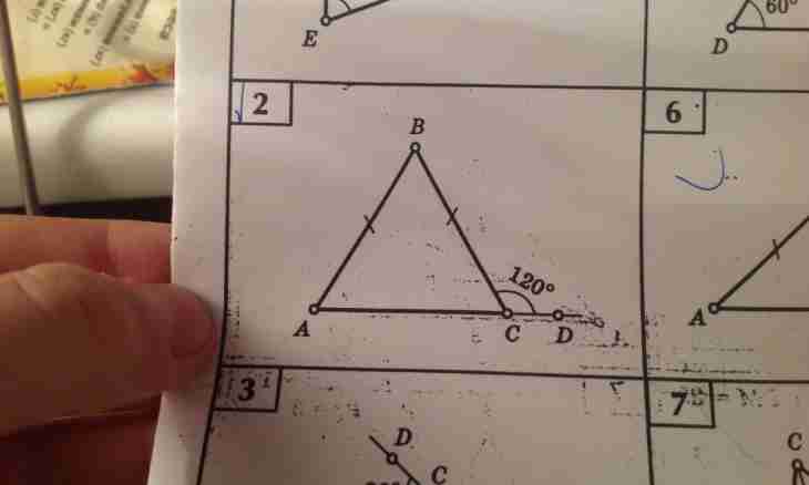 How to count a triangle corner