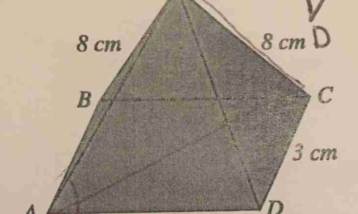 How to calculate the party of a rectangular triangle