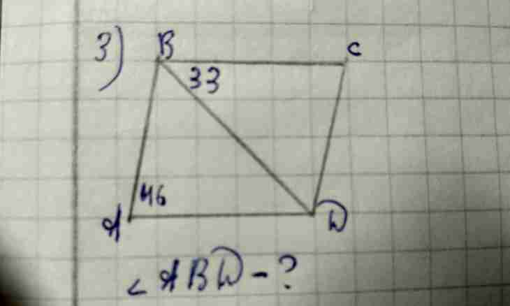 How to find a corner between diagonals