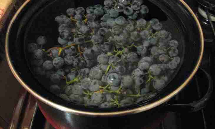 How to cook grapes compote