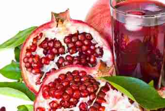 Advantage of pomegranate juice
