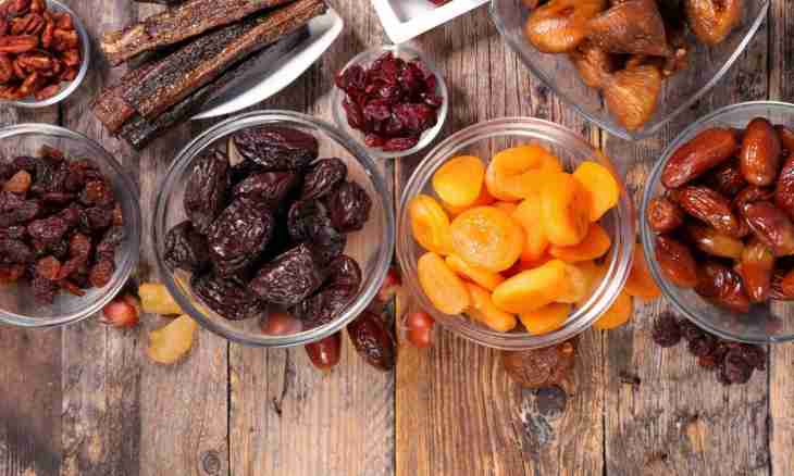 Prunes and dried apricots compote for the child