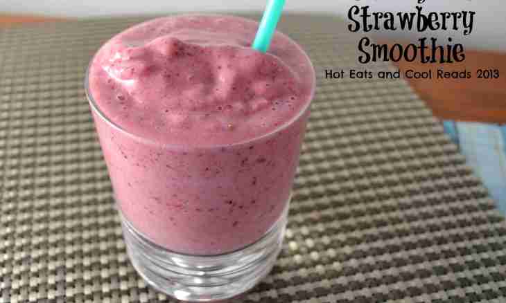 Hot Strawberry smoothie