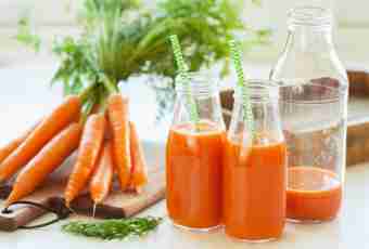 Juice carrot - advantage or harm?