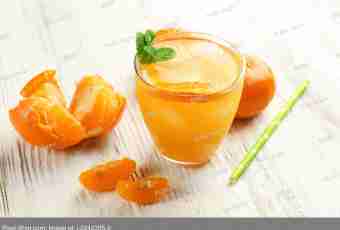 Tangerine cocktail