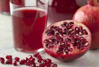 In what secret and advantage of pomegranate juice