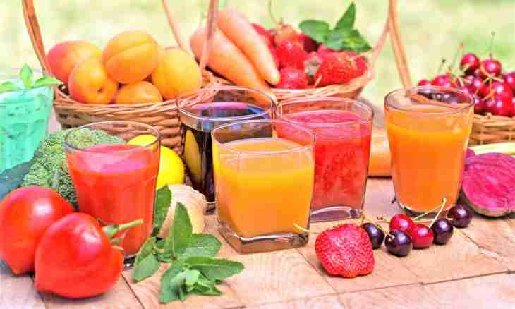 The most useful fruit juices