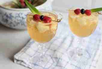 Citrus punch with champagne