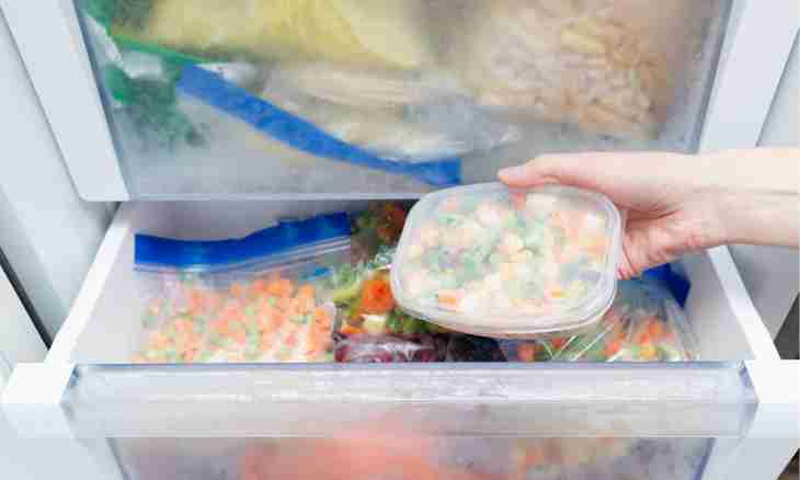 What vegetables can be frozen and stored