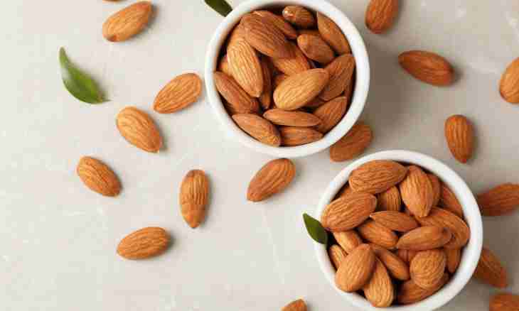 How do almonds grow?