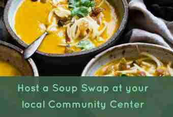 Several recipes of nourishing meatless soups