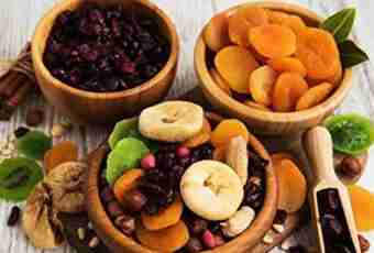 How to cook dried fruits