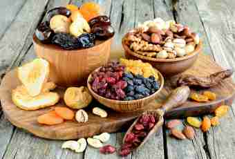 Advantage of dried fruits for healthy nutrition