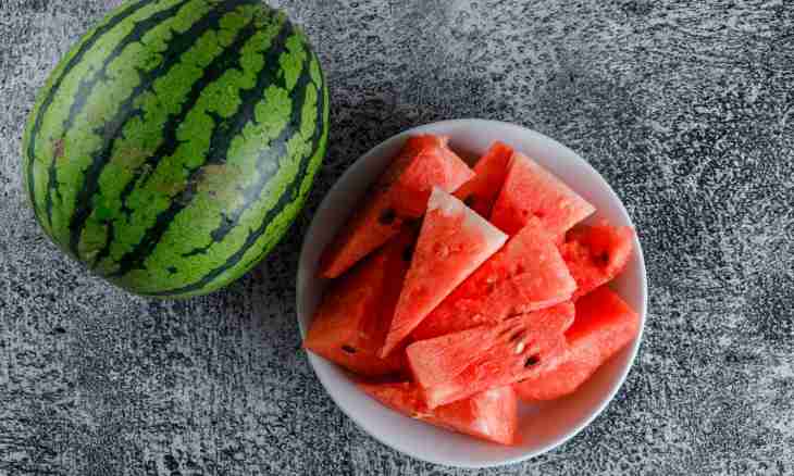 Diet on watermelon