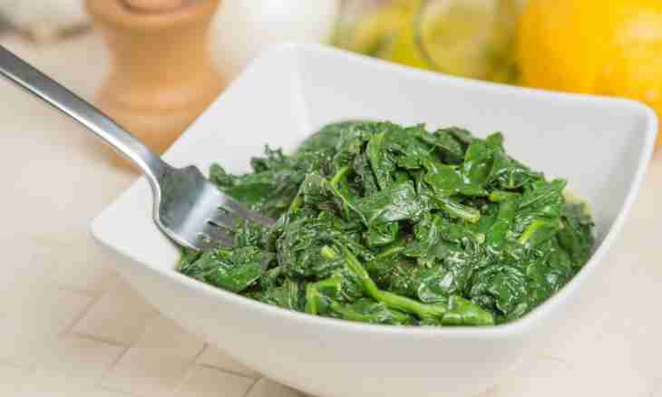 What spinach on taste