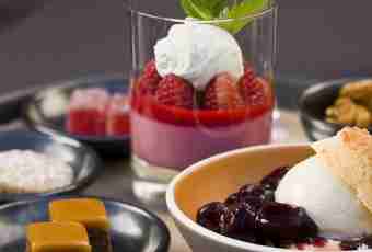 Features of preparation of dietary desserts