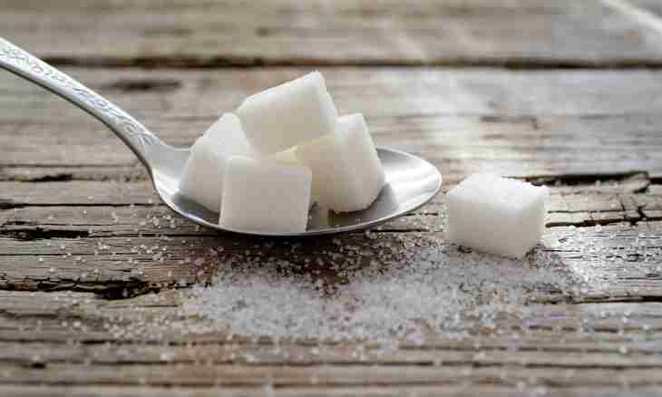 Pluses of refusal of sugar