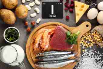 What fish contains most of all iodine