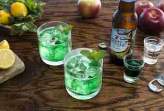 How to make green cocktail