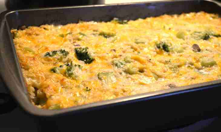 How to make rice casserole with vegetables