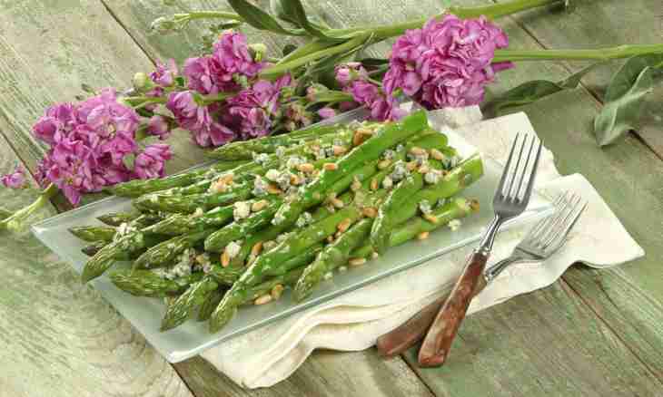 Vegetarianism: about advantage of a soy asparagus