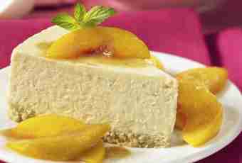 The cheesecakes stuffed with dried apricots
