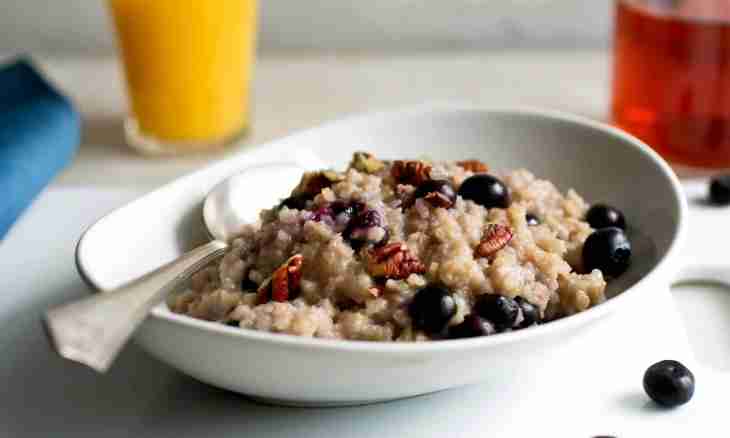 How to cook porridge in a minute