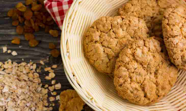 The recipe of useful cookies from oat flakes