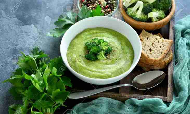 How to make useful green soup with broccoli