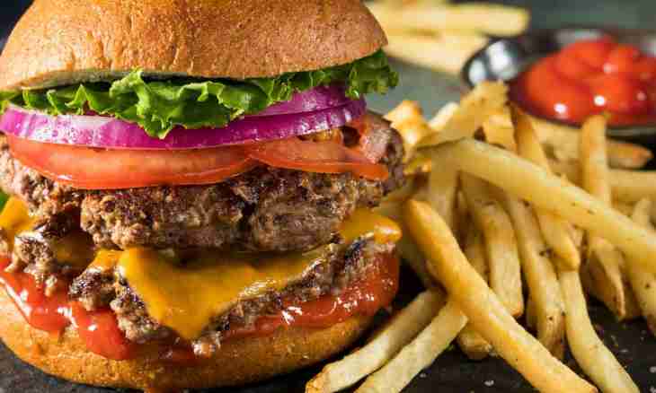 How to make hamburger less high-calorie