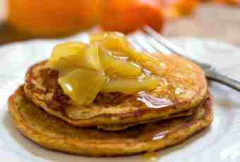 How to make tasty and useful pancakes with apples, oat flakes and cinnamon