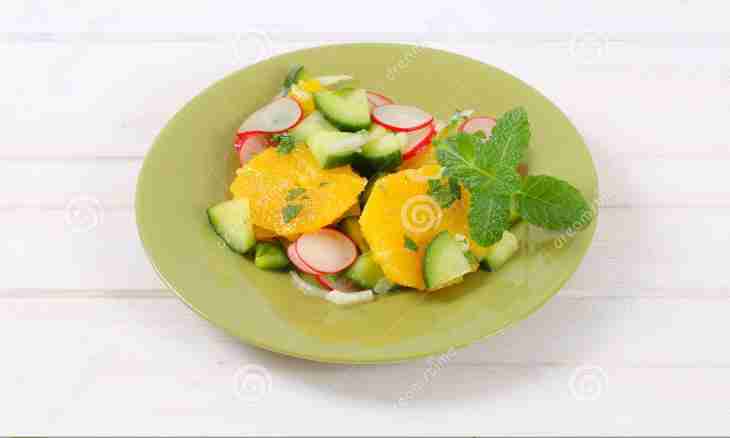 Vitamin salad of beauty ""Orange miracle"