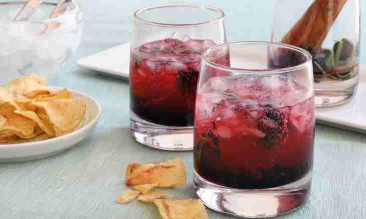 Recipes of nonalcoholic cocktails with syrups