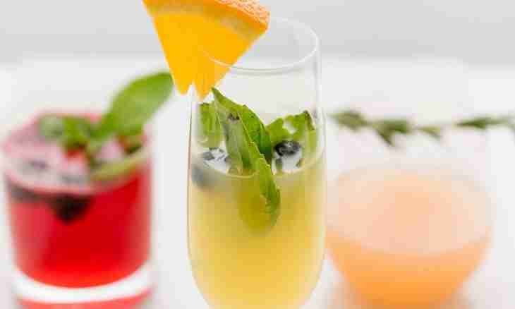 Recipes of nonalcoholic cocktails