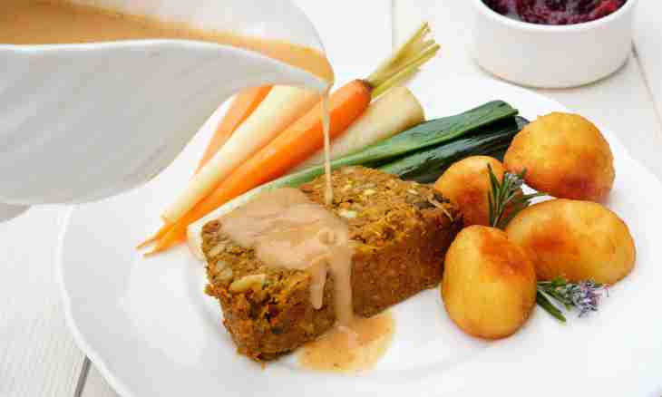 Recipes of gravies for second courses