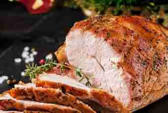 How to make boiled pork from a turkey