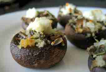 The prunes stuffed with cheese