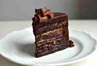 How to prepare a chocolate cover for cake