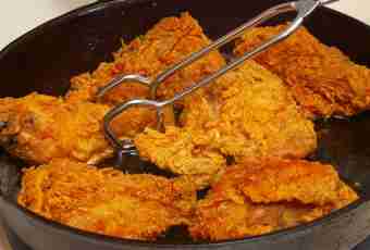 How to fry chicken in a frying pan