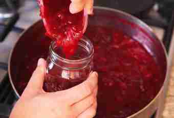 How to cook jam from a sloe