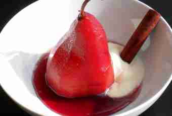 How to make pears in red wine